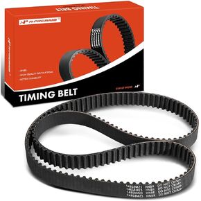 A-Premium Engine Timing Belt Compatible with Volkswagen Jetta Passat 2006-2008, Golf 2013, Eos 2007-2009, GTI 2006-2009, Golf R & Audi A4, A3, TT, A3 Quattro, A4 Quattro, TT Quattro, TTS Quattro, 2.0L