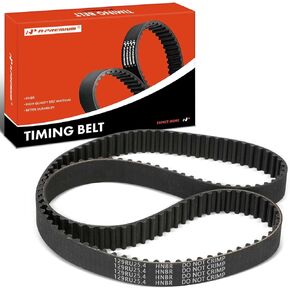 A-Premium Engine Timing Belt Compatible with Ford Focus 2000-2004, Contour 1998-2000, Escort 1998-2003 & Mercury Cougar 1999-2002, Mystique 1998-2000, 2.0L DOHC