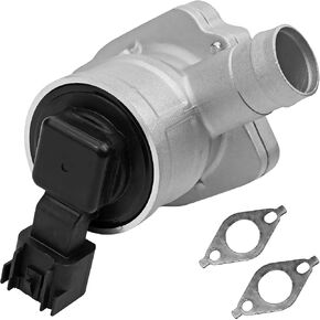 12619125 Secondary Air Injection Check Valve, Air Pump Check Control Valve, with Gasket, Compatible with Buick LaCrosse 2005-2009, Lucerne 2008, Allure 2005-2009 & Pontiac Grand Prix 2005-2008, 3.8L