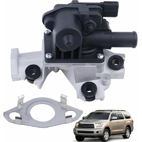 911-607 Secondary Air Injection Check Valve Compatible With 2010-2012 Toyota Sequoia 2010-2013 Toyota Tundra & Lexus GX460 4.6L V8 Air Pump Check Control Valve Replace #25701-38100
