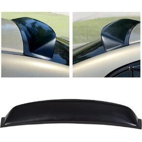 Roof Spoiler Compatible with 2006-2011 Honda Civic 4DR Sedan Black Rear Window Visor Roof Lip Spoiler Wing