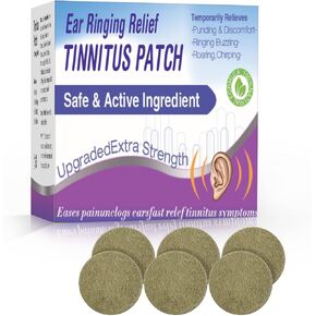 Tinnitus Relief for Ringing Ears, 50PCS Tinnitus Rêlief Patches, Tinnitus Trêatment Patches for Effectively Reduce Ear Noise, Natural Herbal Ingredients, Gentle and Portable