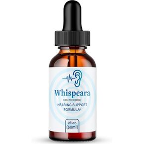 Whispeara Tinnitus Relief for Ringing Ears Drops, Ring Clear Tinnitus Liquid Drops, Maximum Strength, Advanced Formula Hearing Supplement, Ear Ringing Tinnitus, Whispeara Reviews (1 Pack)