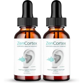 الأداء المثالي Zencortex Tinnitus Relief لقطرات الرنين آذان ، حلقة Zencortex قطرات صافية صافية ، ملحق علاج الطنين ، رنين أذن الرنين الطنين ، مراجعات Zen Cortex (2 حزمة)