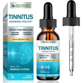Green Hills Tinnitus Relief for Ringing Ears, Natural Ear Ringing Relief for Clogged Ears,Reduce Ear Noise & Improve Hearing, 60ML