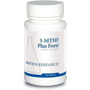 أبحاث الأبحاث البيولوجية أبحاث علم الأحياء 5 -MTHF بالإضافة إلى Forte - تعزز Brain Health المزاج المريح الهادئ وإنتاج السيروتونين 60 كبسولة