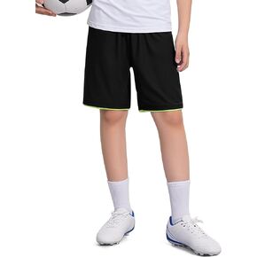 Boys Athletic Shorts Quick Dry Basketball Soccer Running Gym Summer Mesh Sports Shorts for Kids in Kuwait