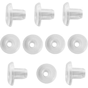 10pcs Horizontal Blinds Bottom Rail Ladder Cord Button Plug for Wood & Faux Wood Blinds and 1" Mini Blinds with a Hole 5/16"