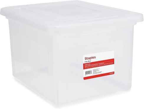 STAPLES Portable File Tote, Letter Size, Black (ST57622) in Kuwait
