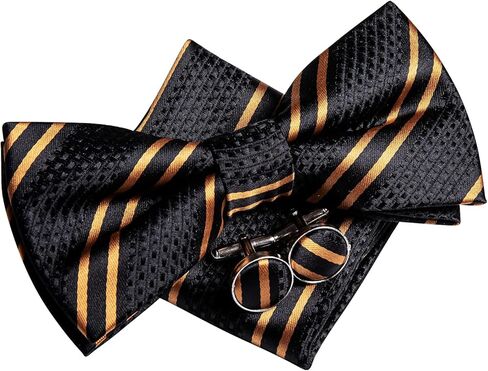 مجموعة Bowtie Dubulle Mens Paisley Bowtie Prowtie مسبقًا للرجال و Pocket Square مجموعة زفاف in Kuwait