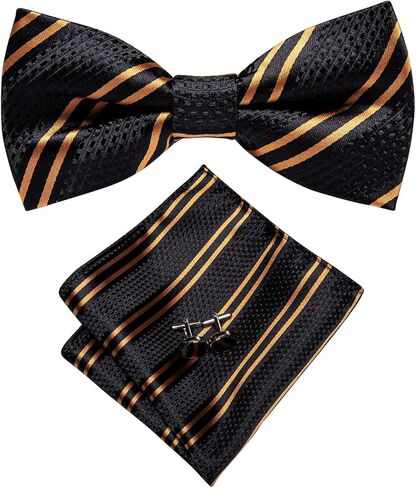 مجموعة Bowtie Dubulle Mens Paisley Bowtie Prowtie مسبقًا للرجال و Pocket Square مجموعة زفاف in Kuwait