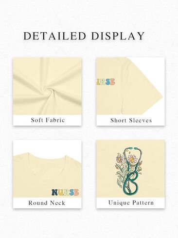 ممرضة قميص ممرضة الحياة tshirt التمريض طالب الممرضات الممرضات الأسبوع ممرضة هدية عرض غير رسمي قمم قصيرة الأكمام in Kuwait
