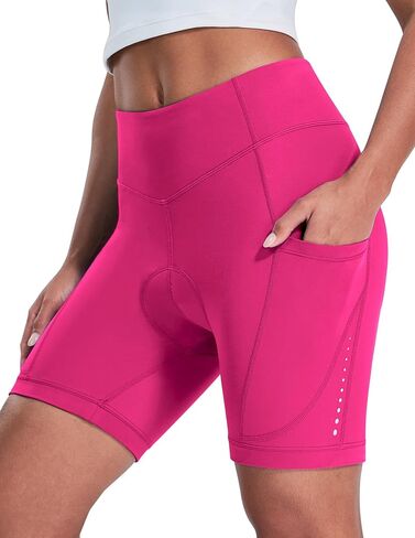 Padded Bike Shorts Women Cycling Underwear 4D Gel Padding & Pockets Bicycle Biking Biker Shorts Road Mountain in Kuwait