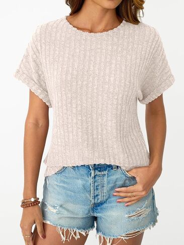 Lillusory Women Shirt shirt Summer Sweater Sweater Dary Dishal Bluse Business Top Work Clothing in Kuwait