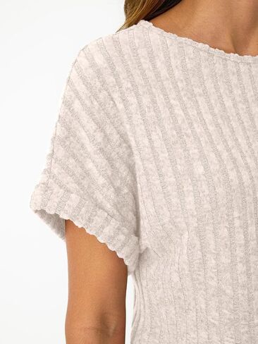 Lillusory Women Shirt shirt Summer Sweater Sweater Dary Dishal Bluse Business Top Work Clothing in Kuwait