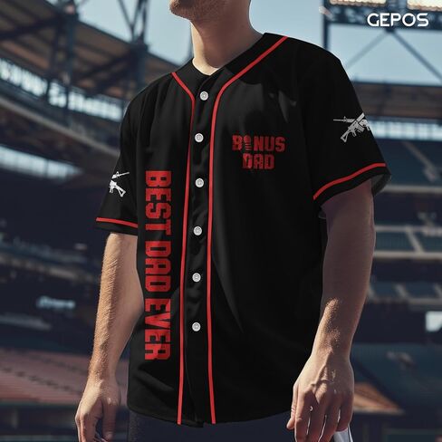 Dad Baseball Shirt, Father Soccer Jersey, Dad Gifts from Daughter Son, Gifts for Dad in Kuwait