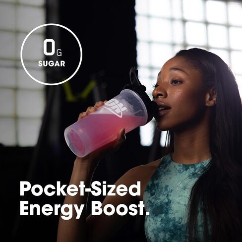 Optimum Nutrition Amino Energy Plus Hydration Packets, On-The-Go Energy Powder Stick Packs, Strawberry Burst, 25 Count in Kuwait