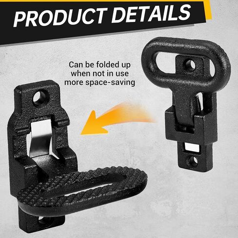 Large Folding Step for Truck Heavy-Duty Fold Down Utility Body Step Grab flip-up Handle Step for Truck,Trailers, Busses, Boat, RV, Camper, and Other Vehicles in Saudi Arabia