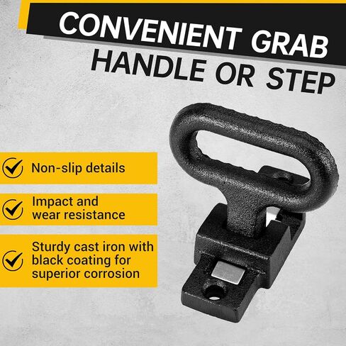 Large Folding Step for Truck Heavy-Duty Fold Down Utility Body Step Grab flip-up Handle Step for Truck,Trailers, Busses, Boat, RV, Camper, and Other Vehicles in Saudi Arabia
