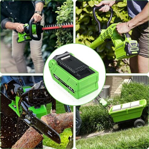 1 حزمة بطارية Greenworks سعة 6000 مللي أمبير في الساعة 40 فولت متوافقة مع بطارية ليثيوم Greenworks 40 فولت 29472 29462 أدوات كهربائية G-MAX 29252 20202 22262 25312 25322 in Kuwait