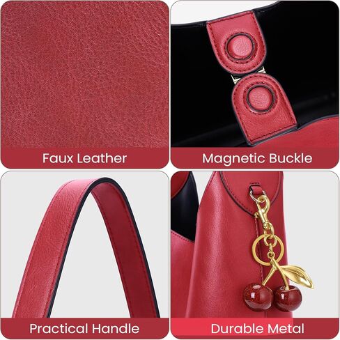 فوكس من جلد الغزال الأوبو أكياس نباتي كيس كتف من الجلد المحببة للنساء متوسطة المصمم ترهل حقائب اليد in Kuwait