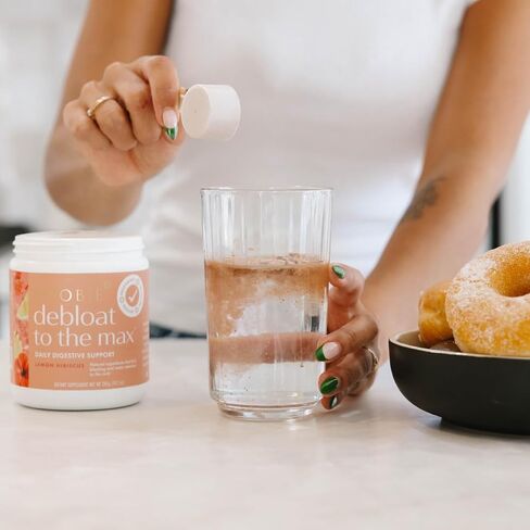 Boobie Brands Debloat to The Max- Lemon Hibiscus, 60 Servings in Saudi Arabia
