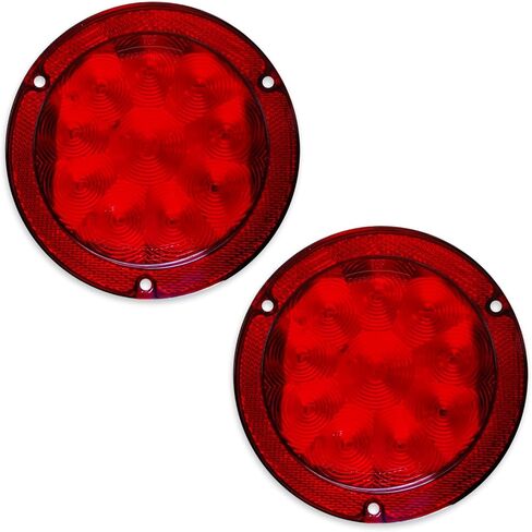 Trailer LED Tail Light for RV Camper Truck Rear Brake Stop Turn Signal Light Red Lighting 5.4inch 4.1W in Saudi Arabia