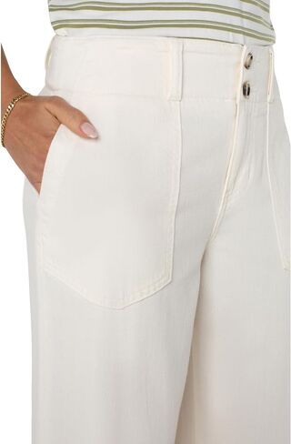 Liverpool Women's Utility Patch Pocket Wide Leg Pant 31in Inseam in Saudi Arabia