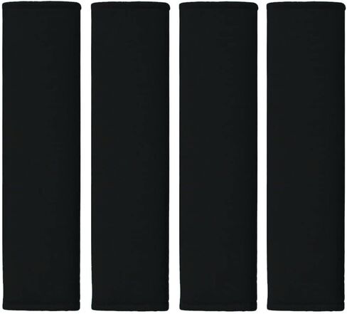 Mirkoo Car Seat Belt Cover Pad, 2-Pack Soft Car Safety Seat Belt Strap Shoulder Pad for Adults and Children, Suitable for Car Seat Belt, Backpack, Shoulder Bag, Laptop Computer Bag (Gray) in Saudi Arabia