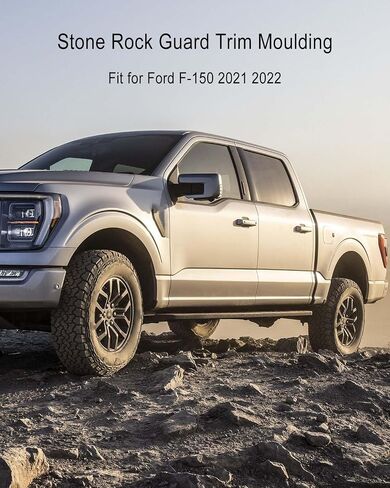 ULZOZN LH and RH Stone Rock Guard Trim Moulding Fit for Ford F-150 2021 2022 Replace ML3Z-99292A23-CA ML3Z-99292A22-CA in Kuwait
