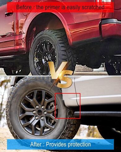 ULZOZN LH and RH Stone Rock Guard Trim Moulding Fit for Ford F-150 2021 2022 Replace ML3Z-99292A23-CA ML3Z-99292A22-CA in Kuwait