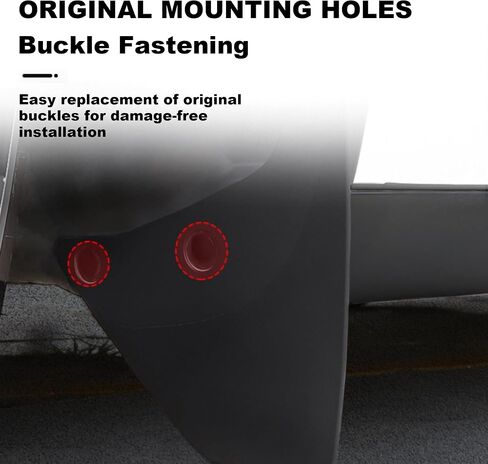 SUPER LINER Tesla Model Y Mud Flaps (2021-2025) No Drill Custom Fit, Durable All Weather Splash Guards - Military Grade PP+TPE Composite in Kuwait