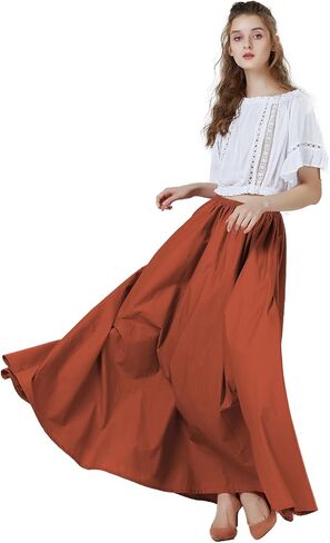 BEAUTELICATE Victorian Dress Renaissance Skirt Gypsy Long Maxi Medieval Skirt A-line Full Length in Saudi Arabia