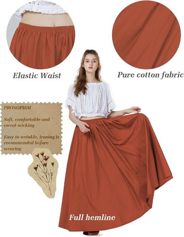 BEAUTELICATE Victorian Dress Renaissance Skirt Gypsy Long Maxi Medieval Skirt A-line Full Length in Saudi Arabia