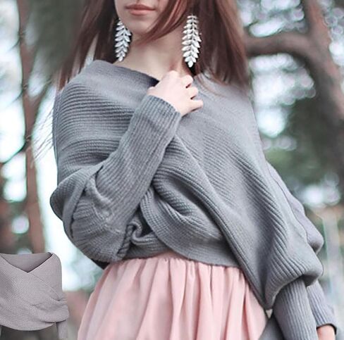 Women Fall Winter Snowfall Sweater Scarf with Sleeves Multi-Use Wrap Blanket Scarf Crochet Knitted Shawl Cape in Kuwait