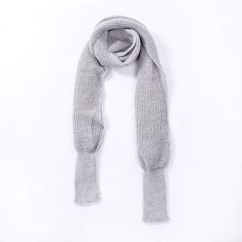 Women Fall Winter Snowfall Sweater Scarf with Sleeves Multi-Use Wrap Blanket Scarf Crochet Knitted Shawl Cape in Kuwait