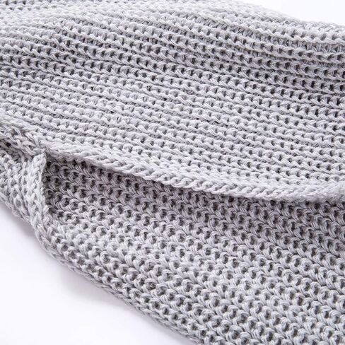 Women Fall Winter Snowfall Sweater Scarf with Sleeves Multi-Use Wrap Blanket Scarf Crochet Knitted Shawl Cape in Kuwait