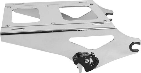 ECOTRIC 2 Two Up Tour Pack Mounting Rack Compatible with Harley Davidson Touring 2014-2024 Road King Street Glide Road Glide Electra Glide Detachable Mount Luggage Rack (Chrome) in Kuwait