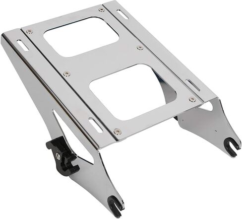 ECOTRIC 2 Two Up Tour Pack Mounting Rack Compatible with Harley Davidson Touring 2014-2024 Road King Street Glide Road Glide Electra Glide Detachable Mount Luggage Rack (Chrome) in Kuwait