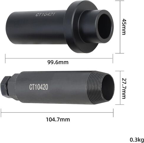 DPTOOL 7 Speed Dual Clutch Transmition 0AM Input Shaft Seal Puller Crankshaft Seal Installer Tool Compatible with VW Audi Golf Jetta Replace T10420 T10421 in Saudi Arabia
