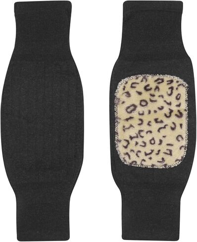 1 Pair Winter Warm Faux Fur Knee Brace Plush Fleece Lined Leg Knee Warmer Kneepad Knee Support Protector for Joint Pain Arthritis Tendonitis Sports in Kuwait