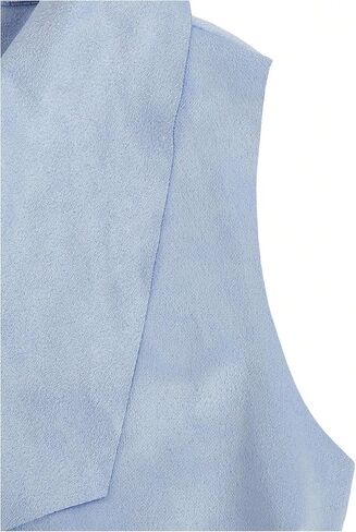 Verdusa Girl's Faux Suede Tassel Vest 70s Hippie Cardigan Cowgirl Fringe Jacket in Kuwait