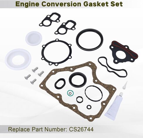 Engine Oil Pan Gasket Set Compatible with Chevy/GMC/Cadillac 5.3 6.2 V8 2014-2018 Silverado Sierra 1500 2015-2020 Yokon Suburban Yokon XL Tahoe 2015-2020 Escalade Escalade ESV Replace#OS 30893 in Saudi Arabia