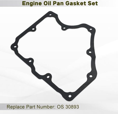 Engine Oil Pan Gasket Set Compatible with Chevy/GMC/Cadillac 5.3 6.2 V8 2014-2018 Silverado Sierra 1500 2015-2020 Yokon Suburban Yokon XL Tahoe 2015-2020 Escalade Escalade ESV Replace#OS 30893 in Saudi Arabia