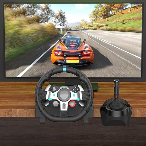 aikeec Gear Shifter Knobs and Adapter Compatible with Logitech G29 G920 G923 G27 Driving Force Stick Aluminum Weighted Shift Knob Gear Shifting Lever Handle (Black) in Kuwait