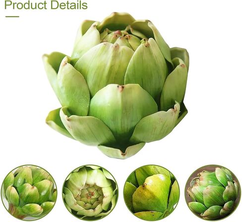 الخرشوف الاصطناعي الخضار فو البلاستيك الخرشوف حفل زفاف الجدول المنزل البلاستيك زهرة الديكور (3 قطعة) in Saudi Arabia
