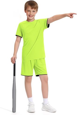 Boys Athletic Shorts Quick Dry Basketball Soccer Running Gym Summer Mesh Sports Shorts for Kids in Saudi Arabia