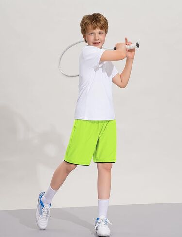 Boys Athletic Shorts Quick Dry Basketball Soccer Running Gym Summer Mesh Sports Shorts for Kids in Saudi Arabia