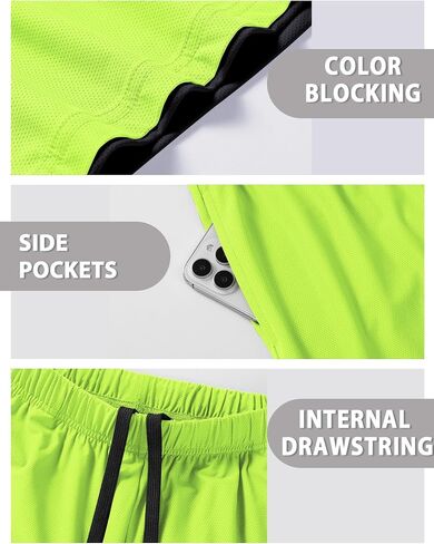Boys Athletic Shorts Quick Dry Basketball Soccer Running Gym Summer Mesh Sports Shorts for Kids in Saudi Arabia