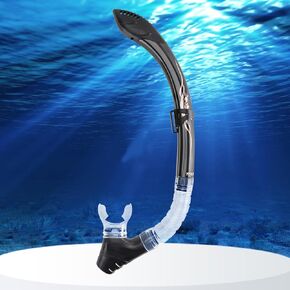 YUEX MER Diving Snorkel Premium Puality Roll Up Snorkel مع منظم مدمج وحقيبة شبكية محمولة للغوص وصيد الأسماك بالرمح والغوص الحر والغطس in Kuwait